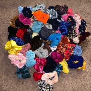 86 Pcs Elastic Hair Scrunchies